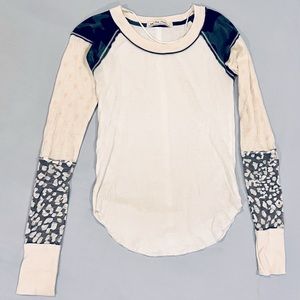 Free People Long Sleeve Mix n Match Thermal
